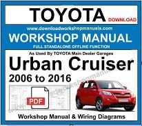 toyota urban cruiser workshop service repair pdf